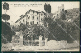Imperia Ventimiglia Grimaldi Torre Romana Castello Cartolina RT1914 - Imperia