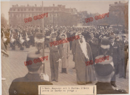 Paris Emir Mansour Général Koenig Général Chouteau Fin Des Années 40 ? Beau Format - Guerre, Militaire