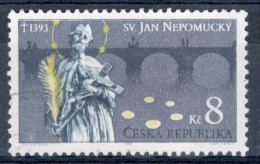 Czech Republic 1993 Single Stamp To Celebrate The 600th Anniversary Of The Death Of St. John Of Nepomuk In Fine Used - Oblitérés