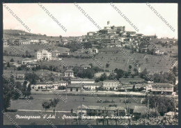 Asti Montegrosso Stazione Foto FG Cartolina ZF7415 - Asti