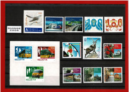 SUISSE - 1877/1919 - TIMBRES NEUFS**-  ANNEE COMPLETE 2006 -  COTE Y&T 2021 : 147.05 € - Nuevos