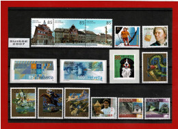 SUISSE - 1920/1968 - TIMBRES NEUFS**- ANNEE COMPLETE 2007 -  COTE Y&T 2021 : 145.25 € - Nuevos