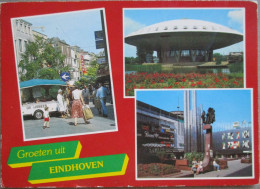 HOLLAND NETHERLAND EINDHOVEN CITY PIAZZA CENTER POSTCARD CARTOLINA ANSICHTSKARTE CARTE POSTALE POSTKARTE CARD - Eindhoven