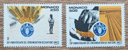 Monaco - YT N°2004, 2005 - 50e Anniversaire De L'Organisation Pour L'Alimentation Et L'Agriculture / FAO - 1995 - Neuf - Ungebraucht