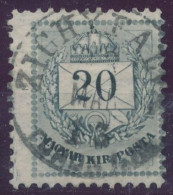 1889. Black Number Krajcar 20kr Stamp, ZICHYFALVA/TORONT M. - ...-1867 Voorfilatelie