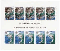 1978 MONACO BF 12 MNH ** Europa, Europa CEPT, Monumenti - Blokken