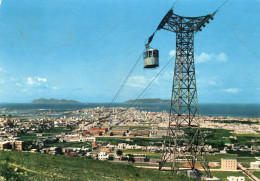 CARTOLINA 1967 ITALIA TRAPANI PANORAMA E FUNIVIA Italy Postcard ITALIEN Ansichtskarten - Trapani