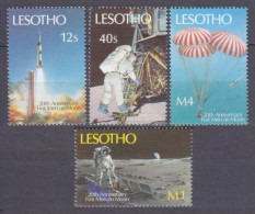 1989 Lesotho 792,794,796,799 20 Years Of Apollo 11 Moon Landing 6,90 € - Afrique