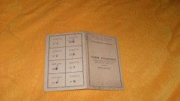 CARTE D'ELECTEUR ANCIENNE DE 1946.../ CACHET MAIRIE DE DOMPS ?.. - Unclassified