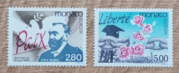 Monaco - YT N°1987, 1988 - EUROPA / Paix Et Liberté - 1995 - Neuf - Ongebruikt