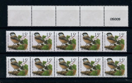 R83 ( 3 Bandes Avec N° Qui Se Suivent) ** Oiseaux - Birds - Vogels Buzin - Mésange Boréale - Coil Stamps