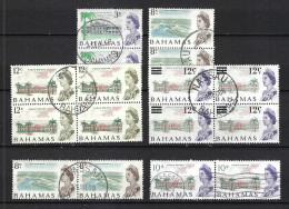 BAHAMAS Ca.1953-73: Lot D' Obl. - 1859-1963 Colonie Britannique