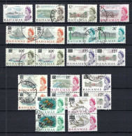 BAHAMAS Ca.1953-73: Lot D' Obl. - 1859-1963 Crown Colony