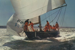 MANOEUVRE DU GENOIS-photo Du Livre Passion De La Voile(arthaud) - Sailing
