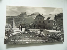 Cartolina "ALBERGO MARMOLADA  Passo Falzerago" - Alberghi & Ristoranti