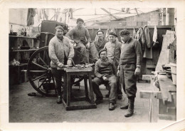 MIKIBP2-071- 38 SAINT MARCELLIN GROUPE DE MILITAIRES PHOTO 9 X 12.5 CM - Saint-Marcellin