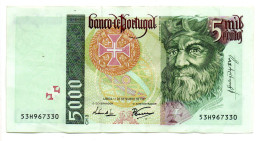 5000 Escudos Note - Billet De 5000 Escudos - Septembre 1997 - TTB Very Fine Condition - Portugal