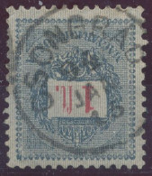 1889. Black Number Krajcar 1Ft Stamp, CSONGRAD - ...-1867 Voorfilatelie