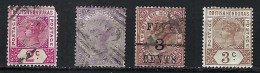 HONDURAS BRITANNIQUE Ca.1882-91: Lot D' Obl. Et Neuf* - British Honduras (...-1970)