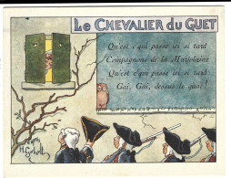 Chromo Image  -  L'alcool De Menthe Ricqles - Chanson-  D'apres H Gerbault - Le Chevalier Du Guet - Otros & Sin Clasificación