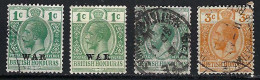 HONDURAS BRITANNIQUE Ca.1913-16: Lot D' Obl. - British Honduras (...-1970)