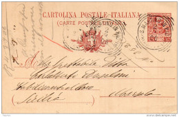 1906 CARTOLINA CON ANNULLO S. MARTINO IN RIO REGGIO EMILIA - Entiers Postaux