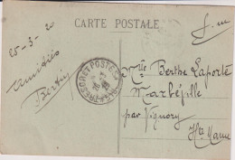 POSTE MILITAIRE-CP.SALONIQUE EN FRANCHISE MILITAIRE-CAD TRESOR ET POSTES 510-26/3/1920 - Cartas & Documentos