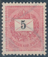 1898. Black Number Krajcar 5kr Stamp - ...-1867 Vorphilatelie