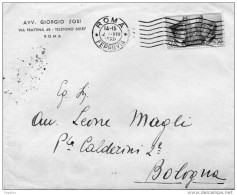 1941  LETTERA   CON ANNULLO ROMA - Storia Postale