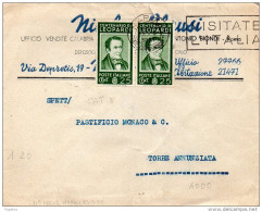 1938  LETTERA  CON ANNULLO NAPOLI - Storia Postale