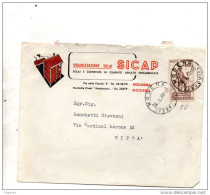 1960 LETTERA INTESTATA CON ANNULLO MODENA - 1961-70: Poststempel