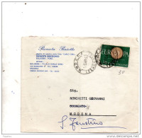 1961 LETTERA INTESTATA   CON ANNULLO MODENA - 1961-70: Poststempel