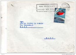 1966  LETTERA CON ANNULLO  NAPOLI + TARGHETTA - 1961-70: Storia Postale