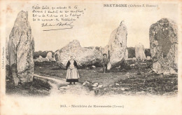 FRANCE - Bretagne (Collection E Hamonie) - Animé - Menhirs De Kermario (Carnac) - Carte Postale Ancienne - Bretagne