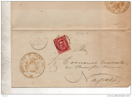 1889  LETTERA CON ANNULLO MONTEREALE AQUILA - Storia Postale