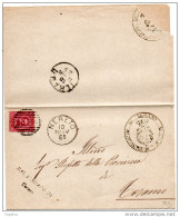 1881 LETTERA CON ANNULLO NERETO  TERAMO - Poststempel