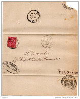 1882 LETTERA CON ANNULLO PENNA S. ANDREA TERAMO - Storia Postale