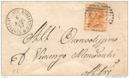 1877  LETTERA CON ANNULLO CASTELLAMMARE ADRIATICO PESCARA - Storia Postale