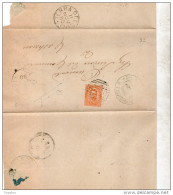 1880  LETTERA CON ANNULLO CORPOPOLI TERAMO - Storia Postale