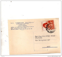 1961  CARTOLINA  CON ANNULLO MATERA - 1961-70: Poststempel