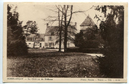 SEMBLANÇAY Le Château De Dolbeau - Carte Sépia Non écrite * Photo Neveu à Tours - Très Bon état - Semblançay