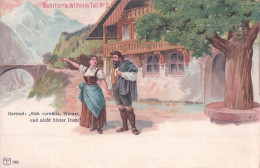 SCHILLER'S WILHELM TELL, Histoire De Guillaume Tell, Litho (2) - Autres & Non Classés