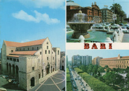 CARTOLINA  ITALIA BARI SALUTI VEDUTINE Italy  Postcard ITALIEN Ansichtskarten - Saluti Da.../ Gruss Aus...