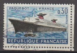 FRANCE : N° 1325 Oblitéré (Premier Voyage Du Paquebot "France") - PRIX FIXE - - Oblitérés