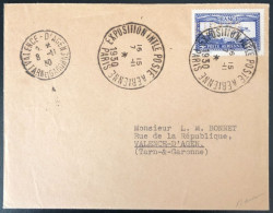 France, N°6c (perforé E.I.P.A.30) Sur Enveloppe TAD Expo. Intle Poste Aérienne, PARIS 7.11.1930 - Signé Baudot - (W1476) - 1927-1959 Briefe & Dokumente