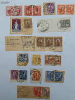 Tunisie Lot Timbre Oblitération Choisies Moulares Dont Fragment Cachet Perlé Vignette Tuberculose Tunisie à Voir - Used Stamps