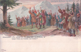 SCHILLER'S WILHELM TELL, Histoire De Guillaume Tell, Litho (4) - Autres & Non Classés