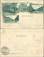 Postcard Neudamm (Neumark) Dębno   Richtstraße Myśliborski (Kreis Soldin)  1899 - Pommern