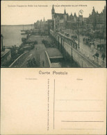 Postkaart Antwerpen Anvers Deutsche Truppen Im Hafen 1916  - Altri & Non Classificati