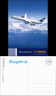 Ansichtskarte  Flugzeuge & Luftverkehr Lufthansa Airbus A340-600 Im Flug 2006 - 1946-....: Moderne